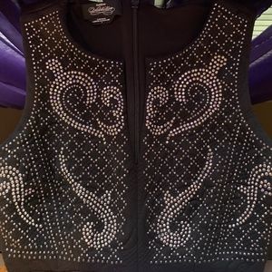 Black & silver BEBE Jumpsuit